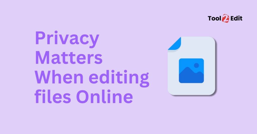 Privacy-focused online document editing without uploading files